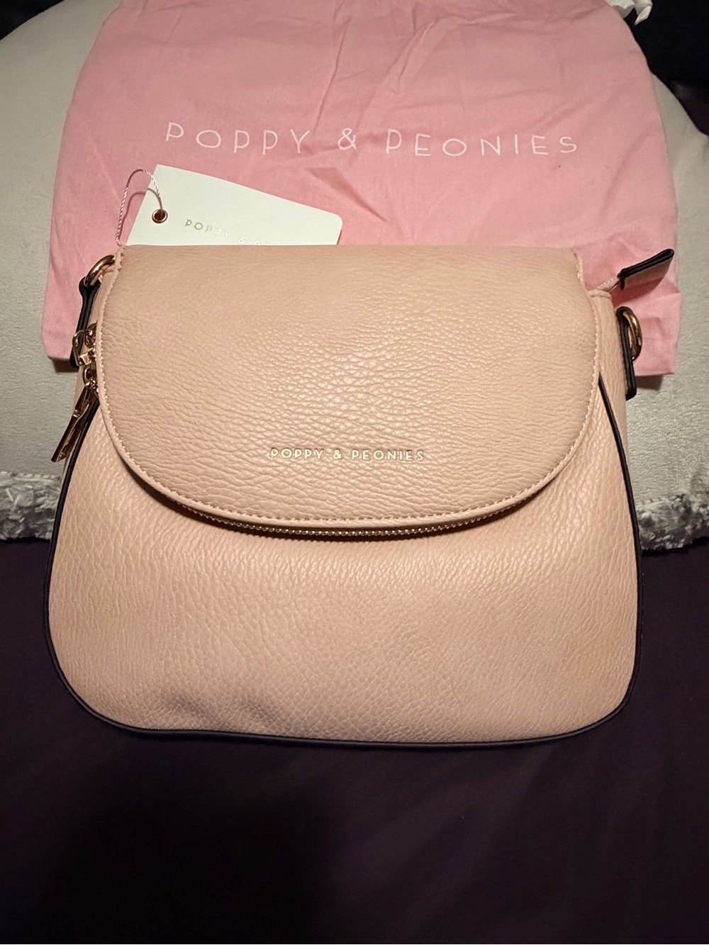 NWT Poppy & Peonies Mini Downtown - Blush Pink